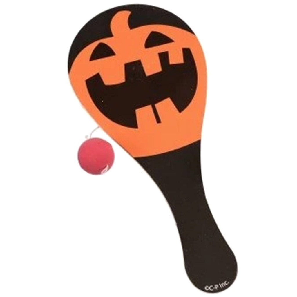 Halloween Paddle Balls Orange