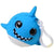 Squishy Shark with Glitter Eyes Blue