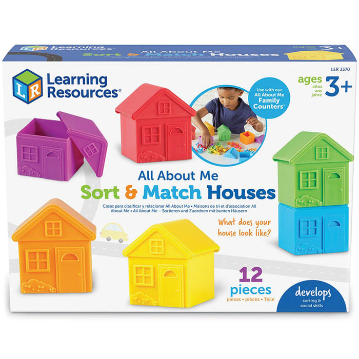 All About Me Sort & Match Houses