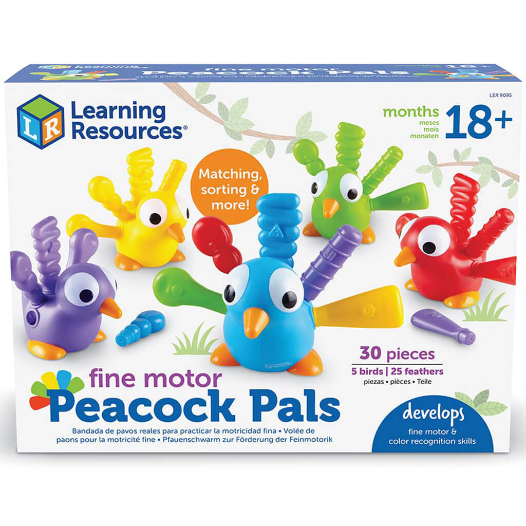 Fine Motor Peacock Pals