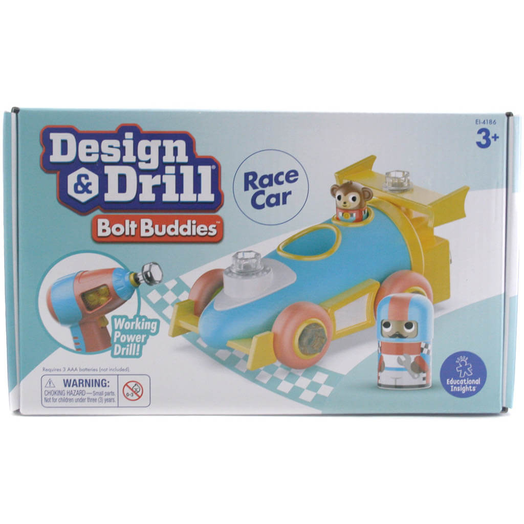 Design &amp; Drill Bolt Buddies Race Car