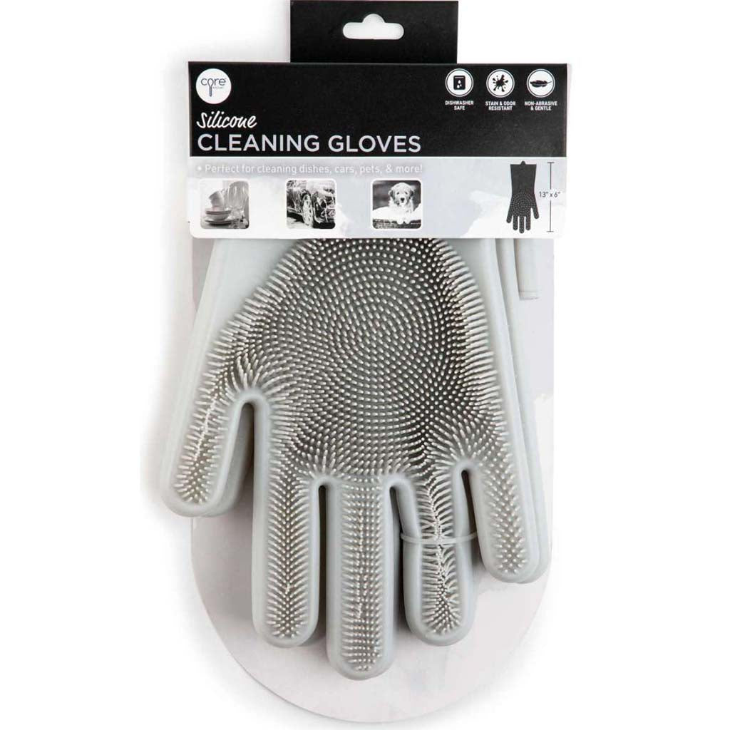 Pair of Silicone Cleaning Gloves -Cloud