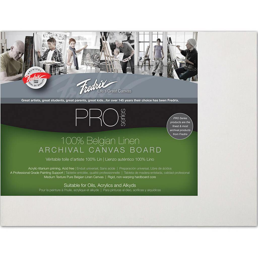 Fredrix Pro Series Belgian Linen Board 11in x 14in