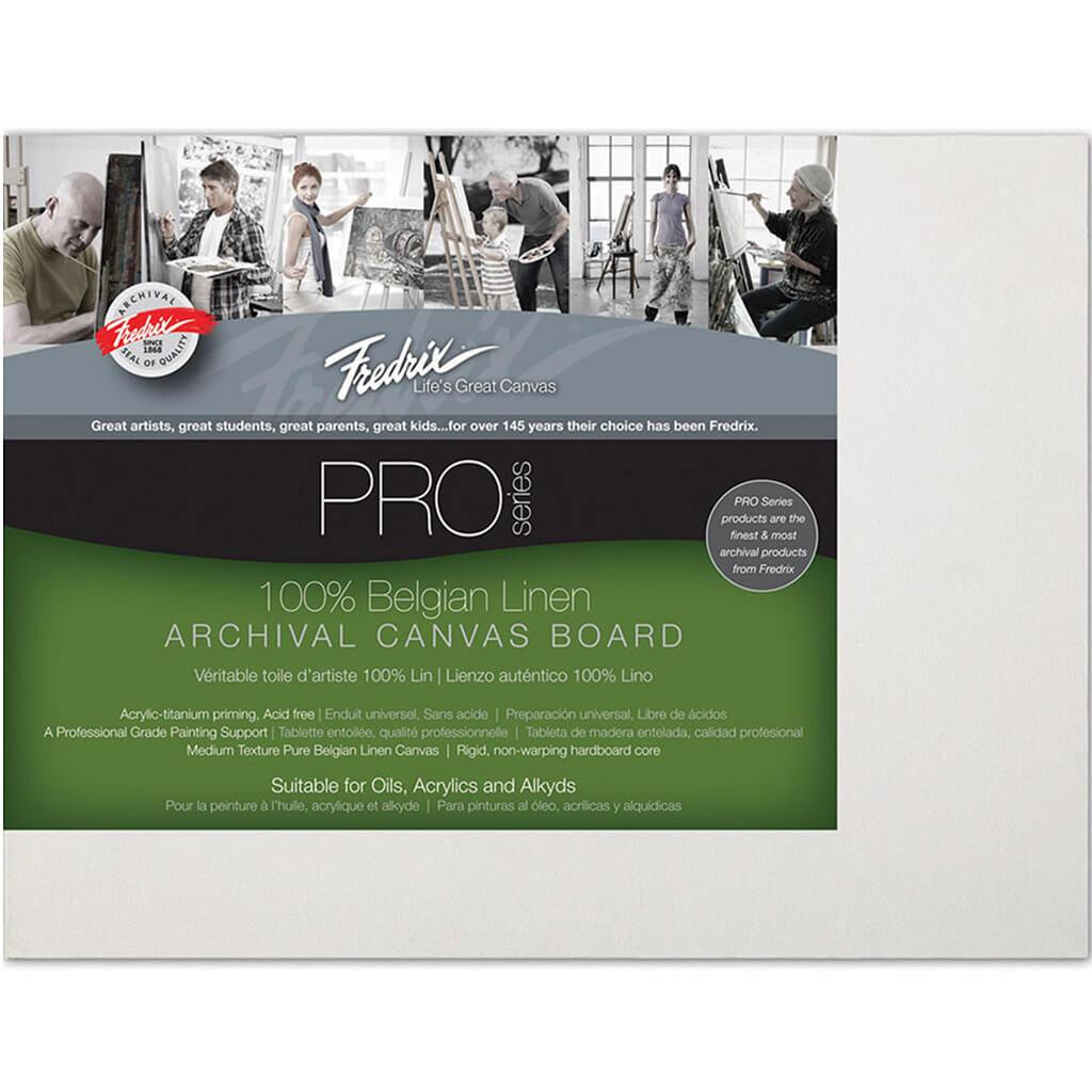 Fredrix Pro Series Belgian Linen Board 18in x 24in