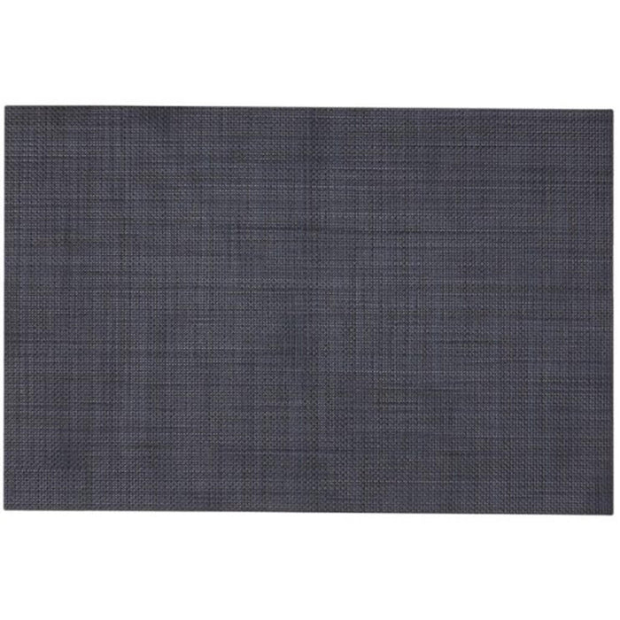 Linen Vinyl Placemat Navy, 13in X 19in