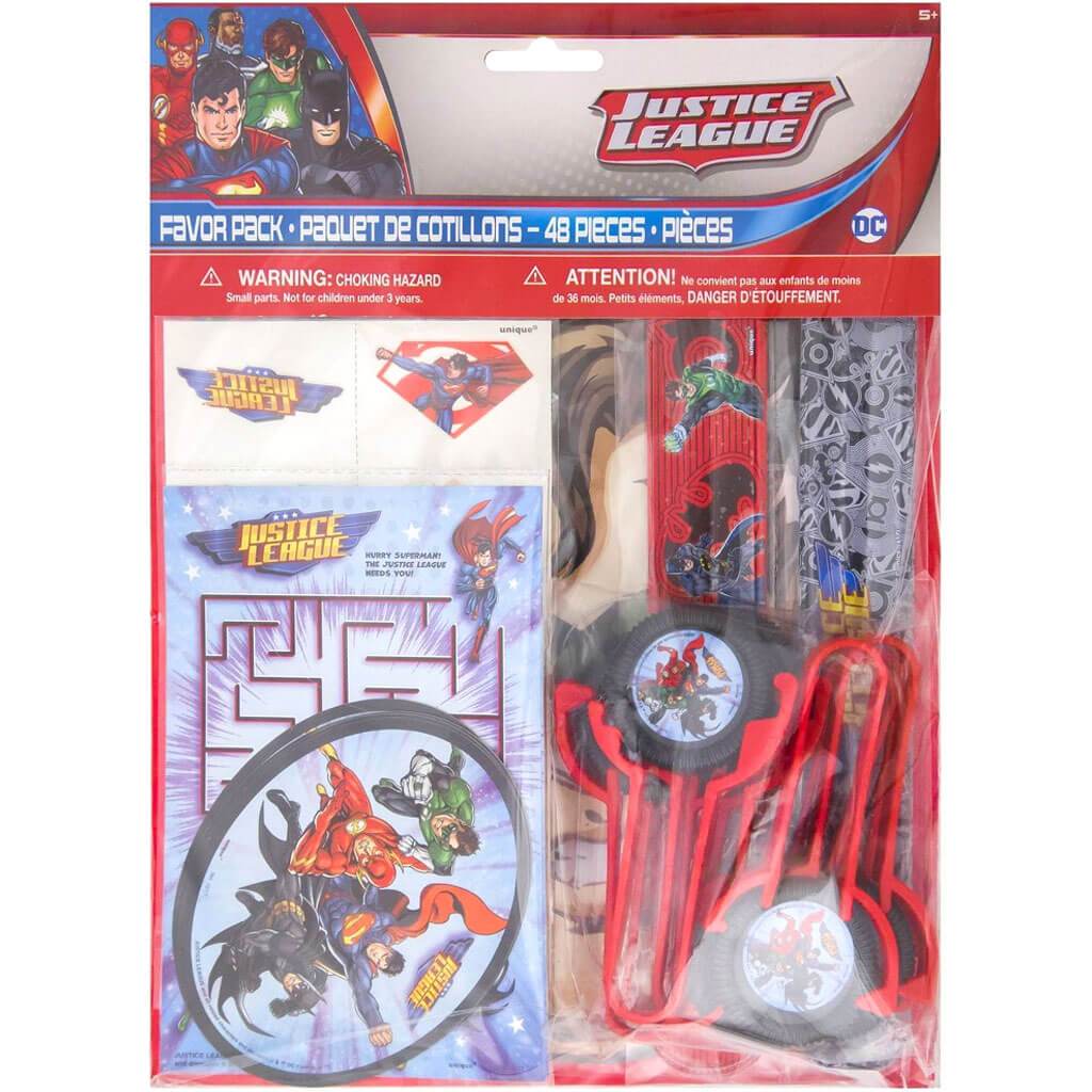 Justice League Party Favor Pack 48pcs