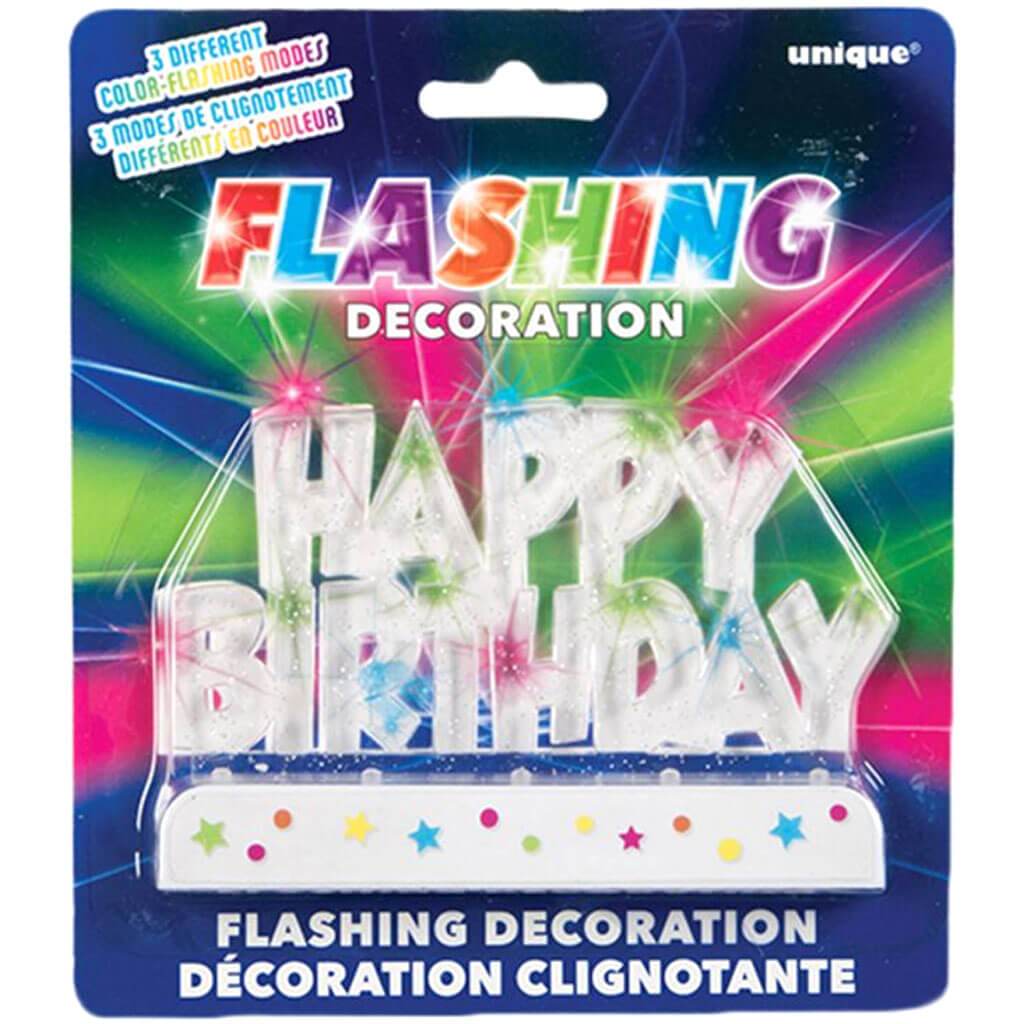 Happy Birthday Flashing Lighting Décor