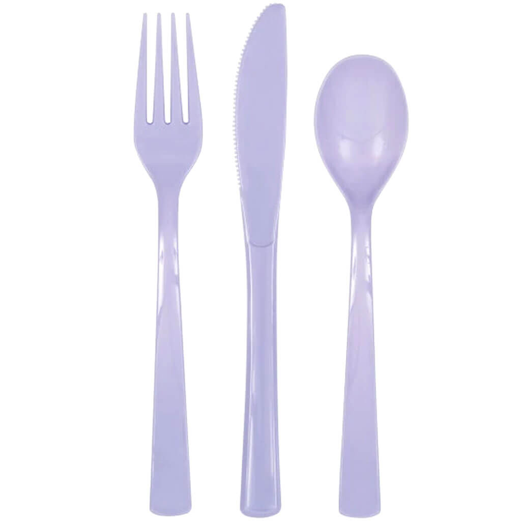 Lavender Cutlery Assorted, 18ct