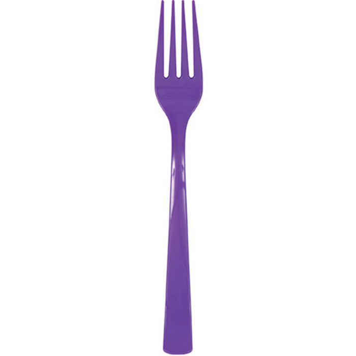 18 Forks Neon Purple