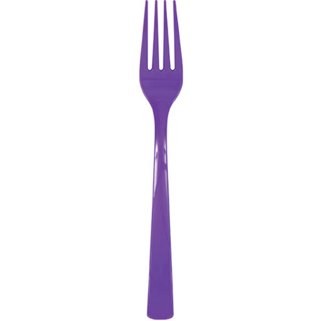 18 Forks Neon Purple