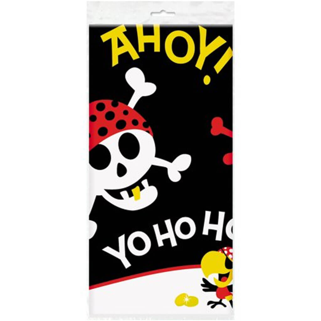 Pirate Plastic Table Cover 54 x 84in