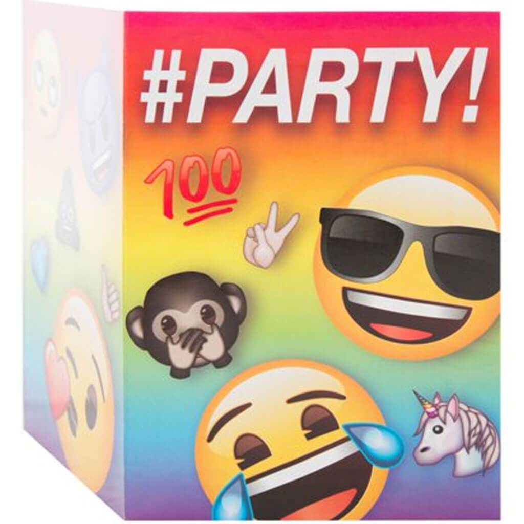 Emoji 8ct Party Invitations