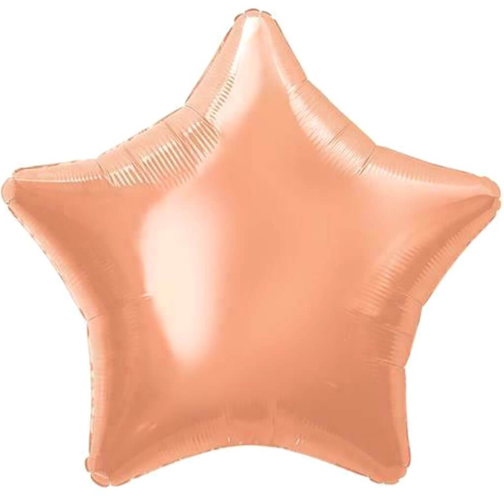 Rose Gold Star Foil Balloon 20in