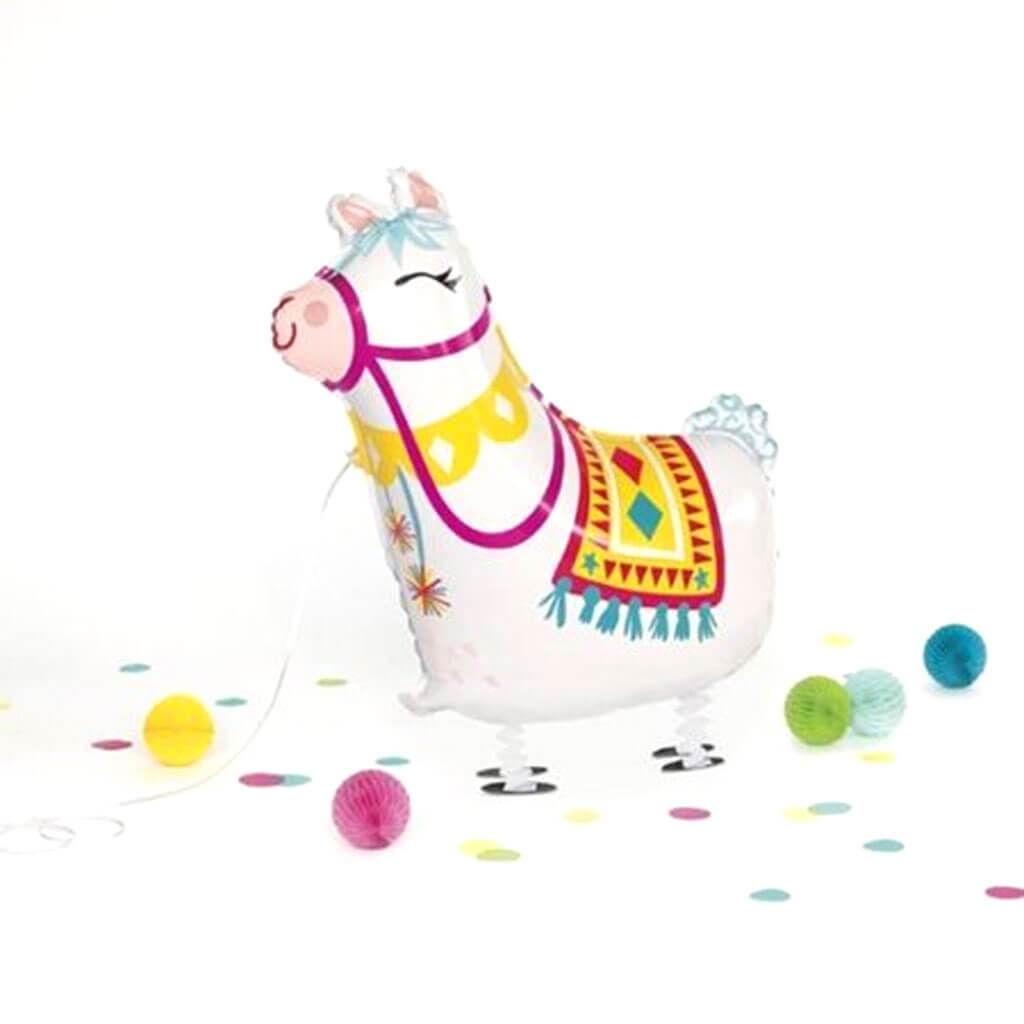 Llama Walking Pet Foil Balloon 29in