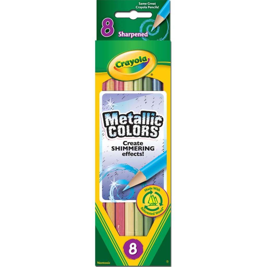 Crayola Metallic Colored Pencils 8ct