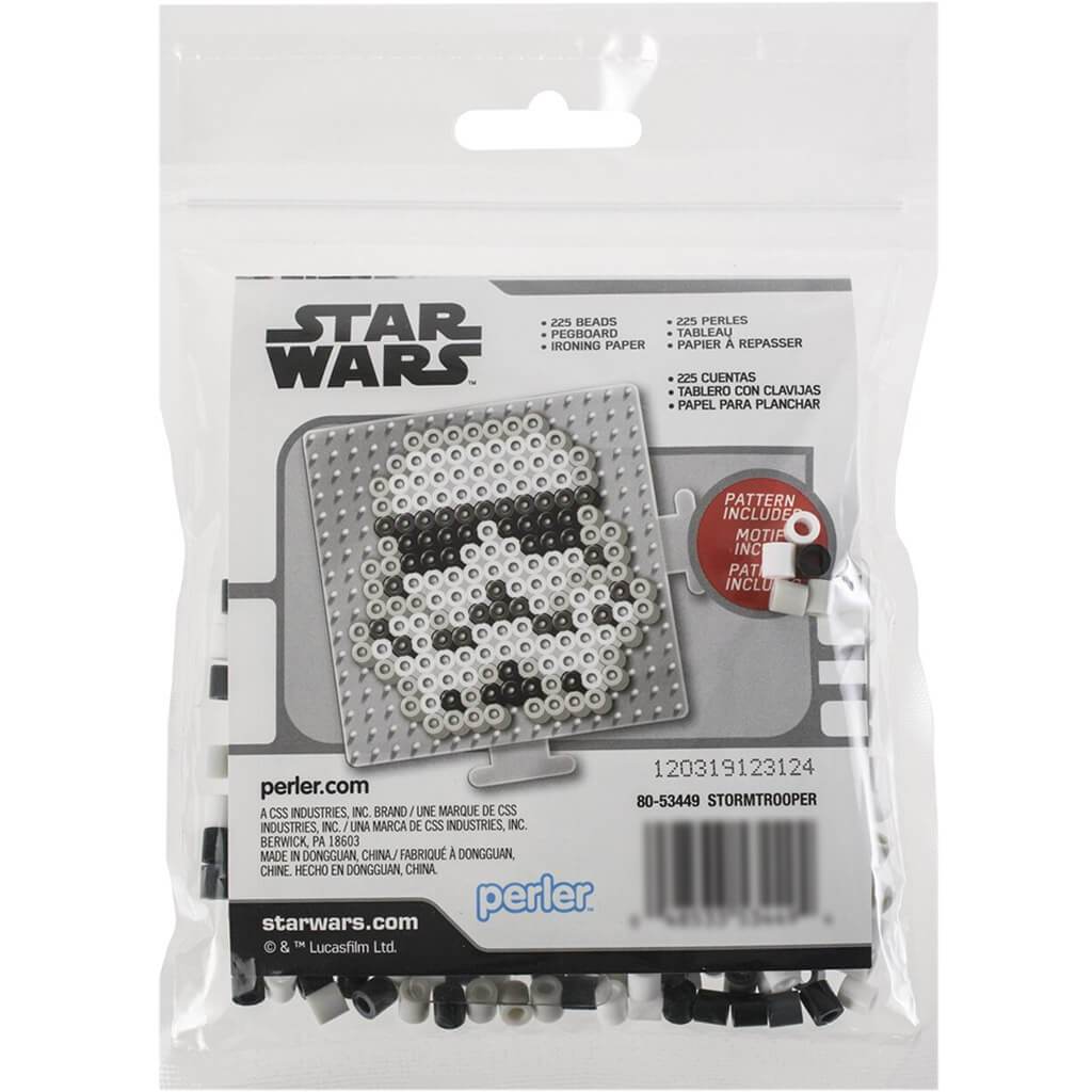 Star Wars Stormtrooper Perler Fused Bead Trial Kit