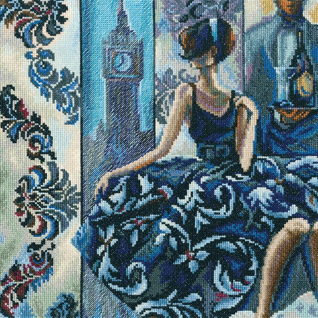 Cross Stitch Kit 11.8in x 11.8in Time For Reflection