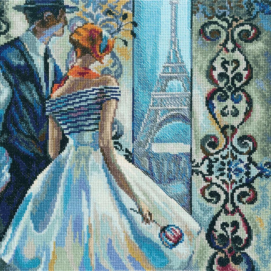 Cross Stitch Kit 11.8in x 11.8in Spring In Paris