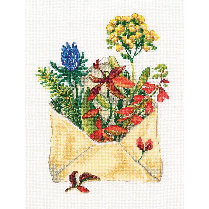 Cross Stitch Kit 5.9in x 8.07in Letters From The Forest