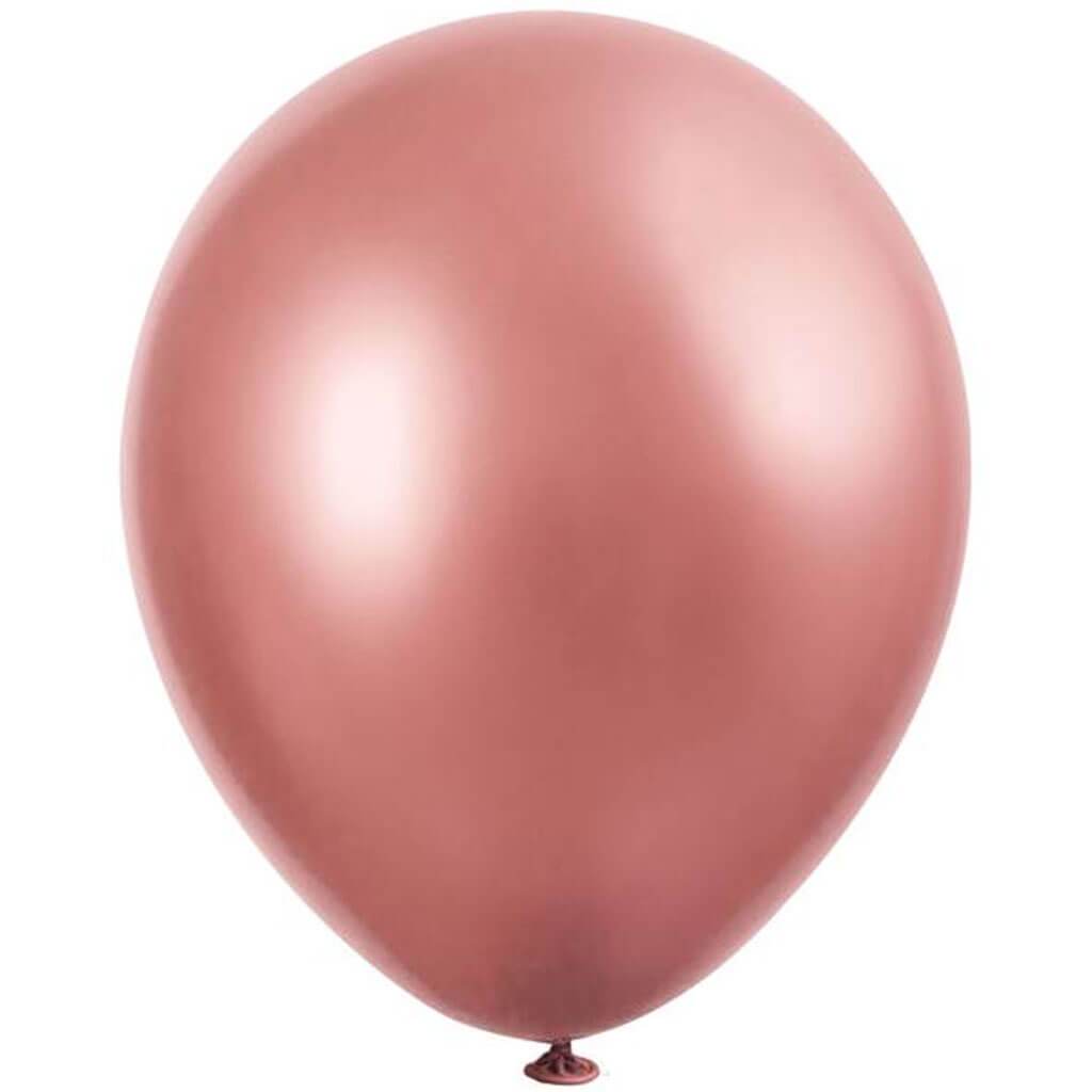 Platinum Latex Balloon Rose Gold 6ct 11in