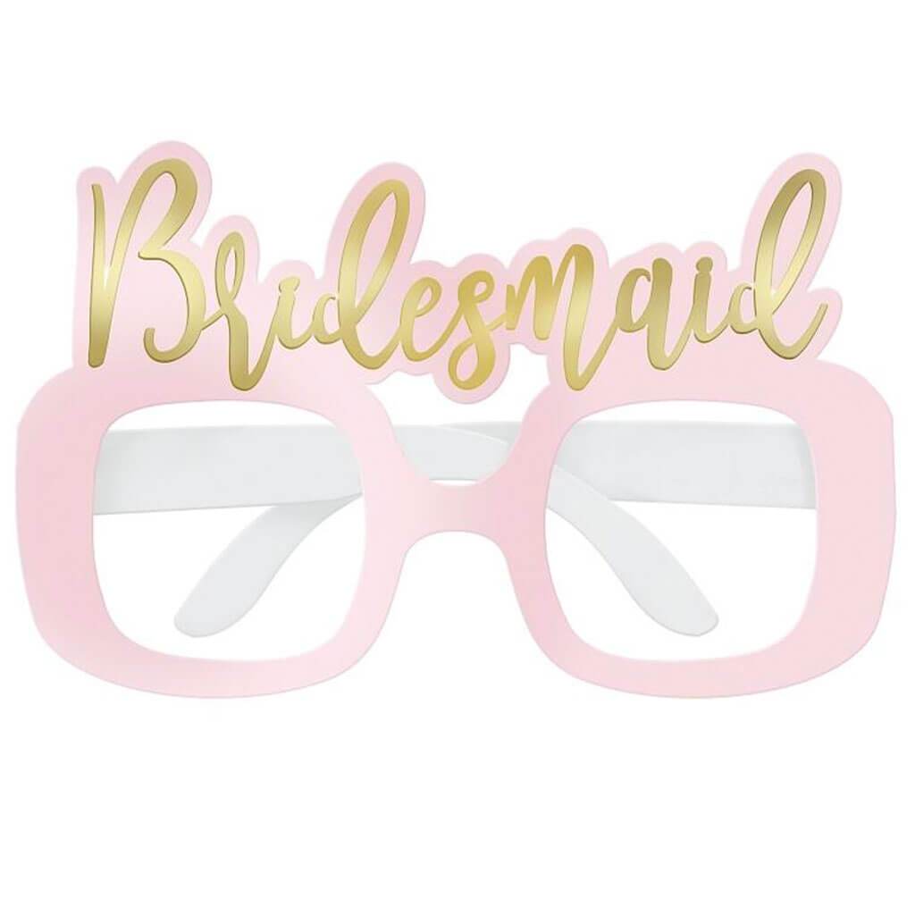 Bridemaid Foil Party Glasses