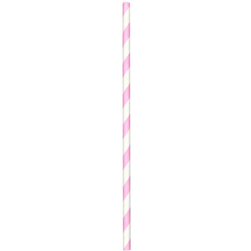 Striped Paper 10ct Lovely Pink