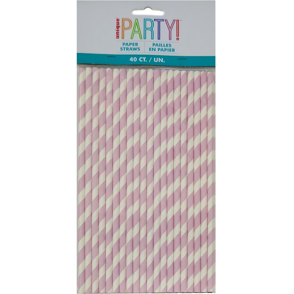 Striped Paper 40ct Lovely Pink