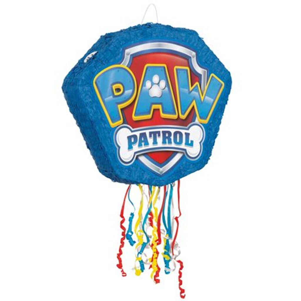 Paw Patrol Shaped Drum Pull Pinata