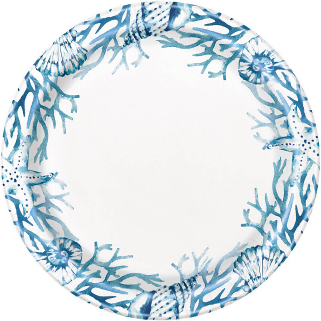 Blue Reef Plate 9in 8ct