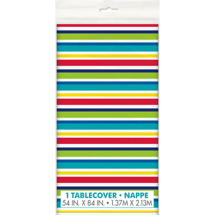 Peppy Birthday Plastic Tablecover 54 x 84