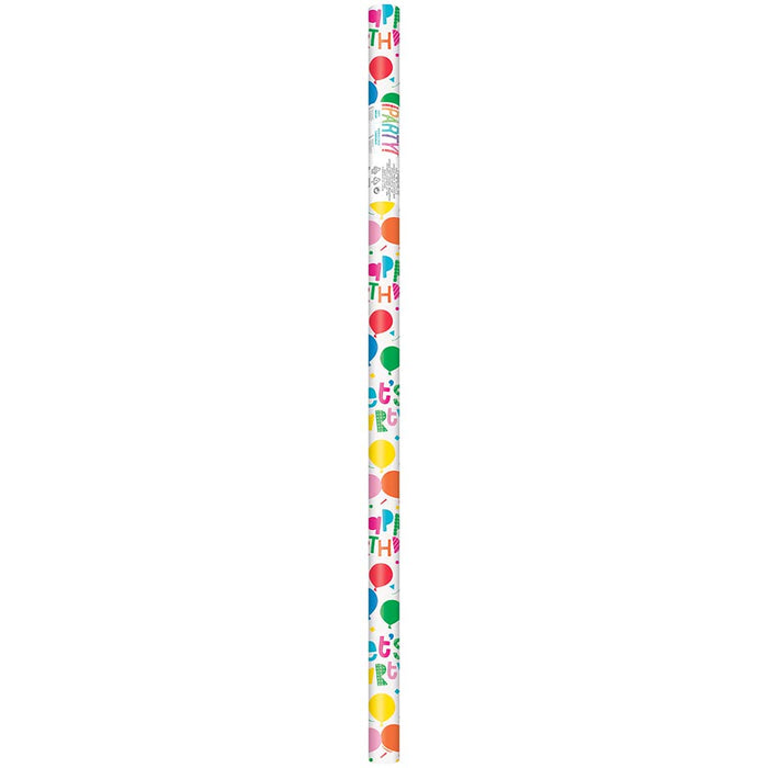 Colorful Balloons Light Party Giftwrap 30 x 5