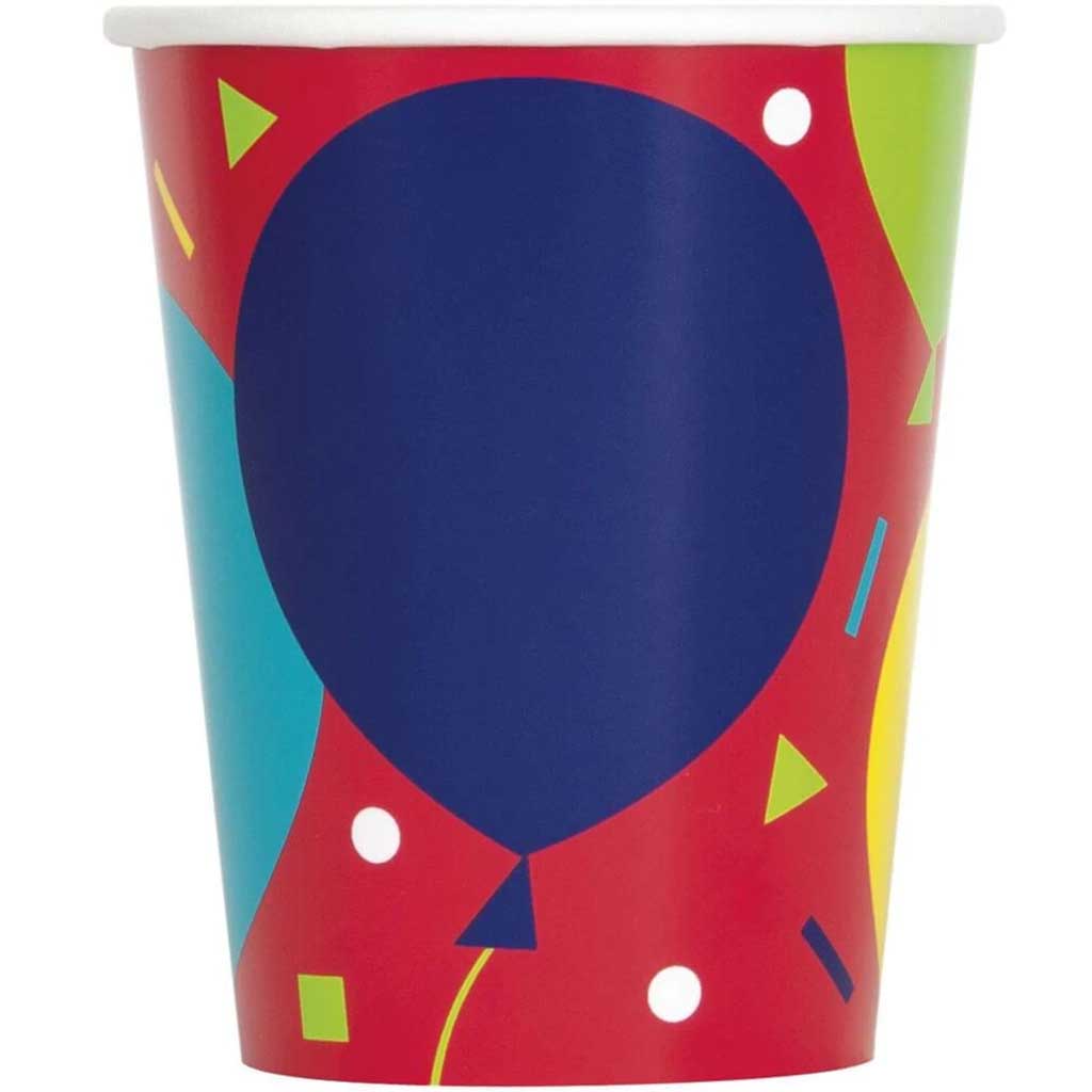 Balloon Party Birthday 9oz Cup