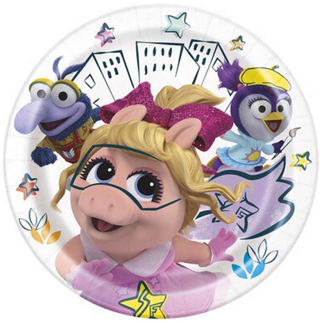 Muppet Babies Plate 7in 8ct