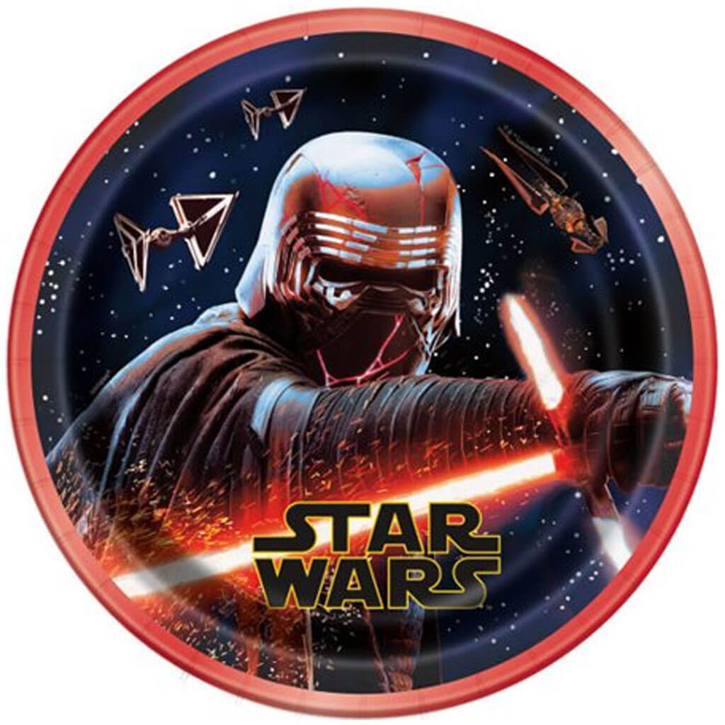 Star Wars The Rise of Skywalker Paper Dinner Plates 8ct