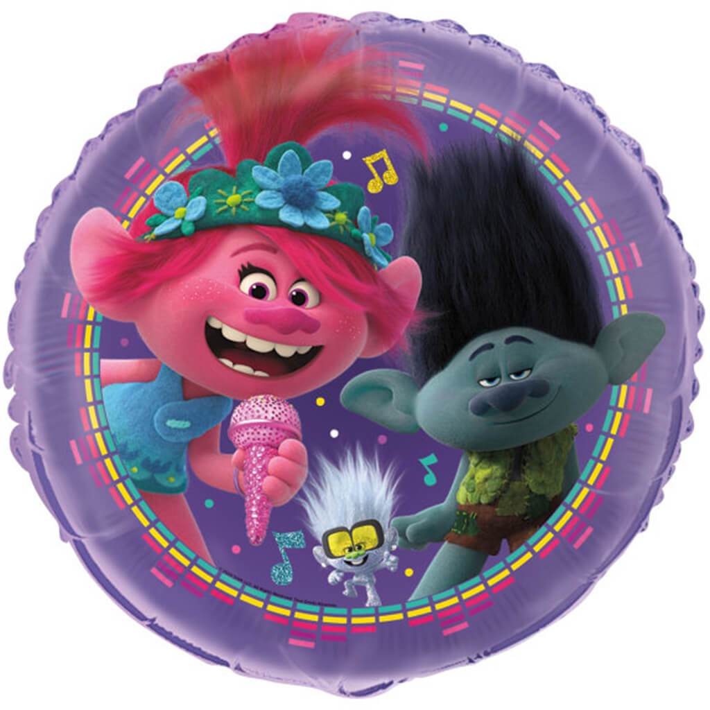 Trolls World Tour Bulk Balloons 18in