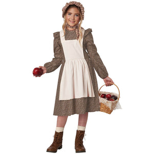 Frontier Settler Girl Brown Costume