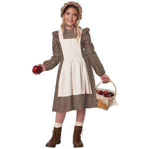 Frontier Settler Girl Brown Costume