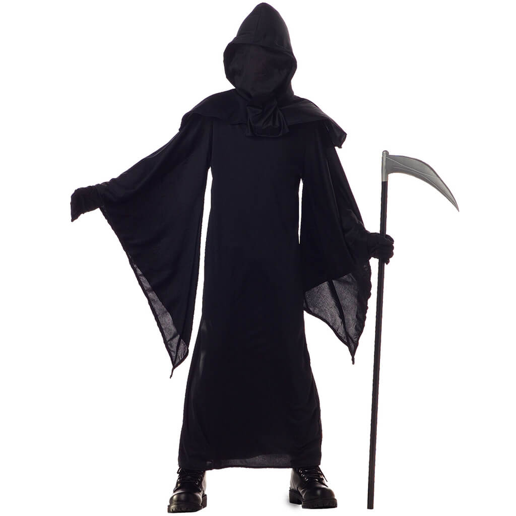 Horror Robe Faceless Grim Reaper Evil Ghost Costume