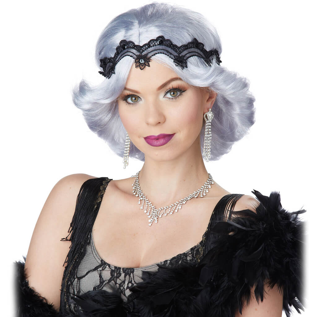 20s Glitz and Glamour Flapper Wig and Headband Creative Minds