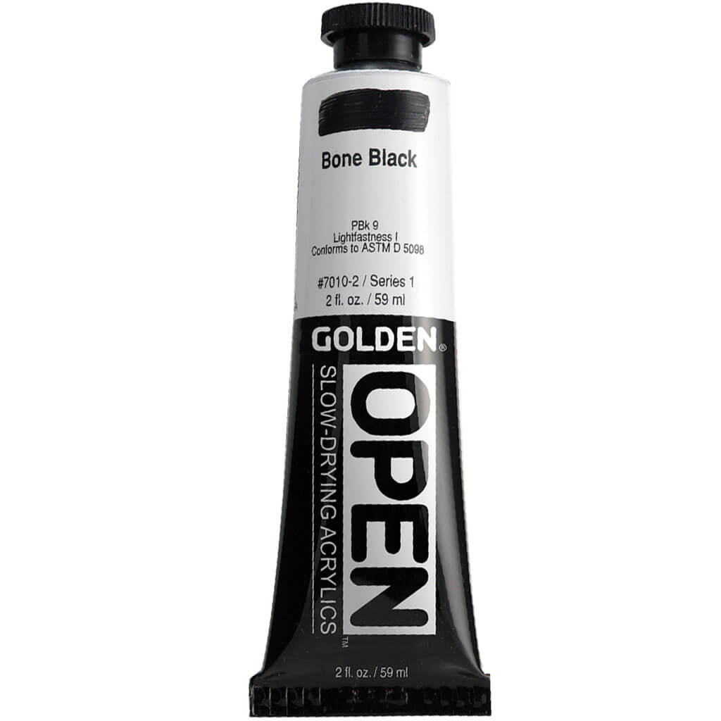 Golden Open Acrylic 2oz Bone Black