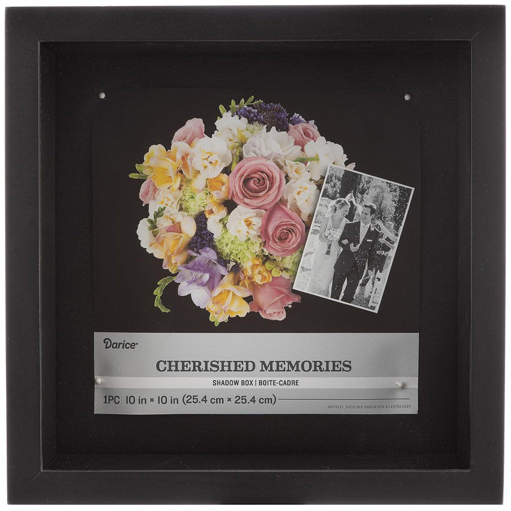 Extra Deep Black Shadow Box, 10in X 10in