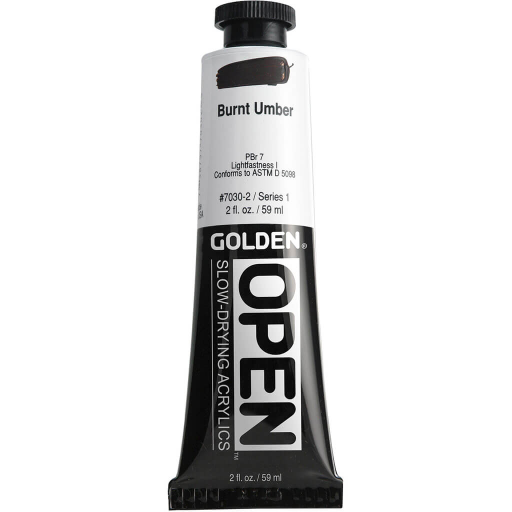 Golden Open 2oz Burnt Umber Series 1