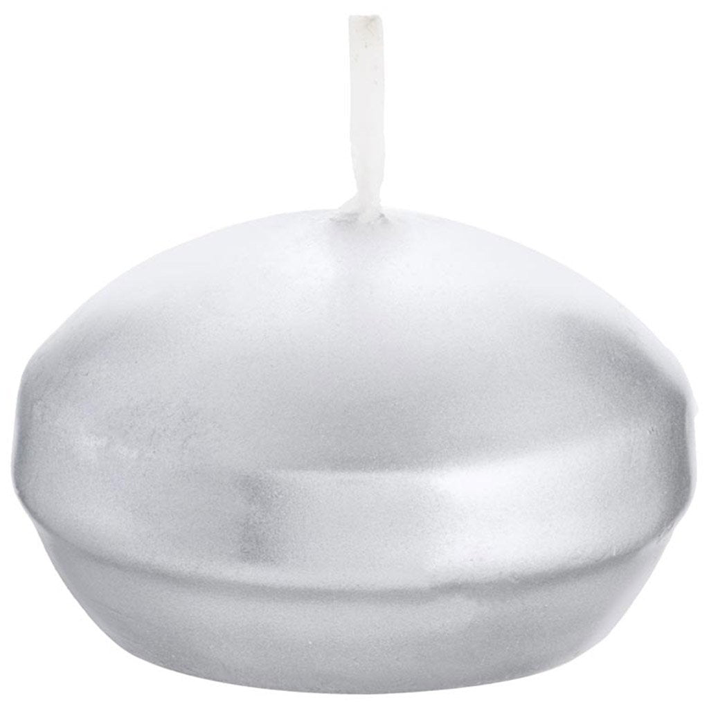 Floating Candle Silver, 9pk