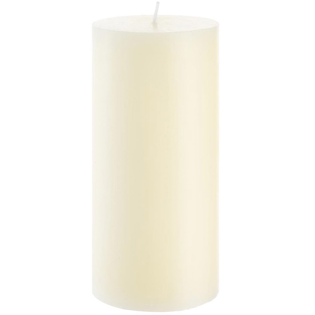 Candle Pillar Ivory, 2.75in X 6in