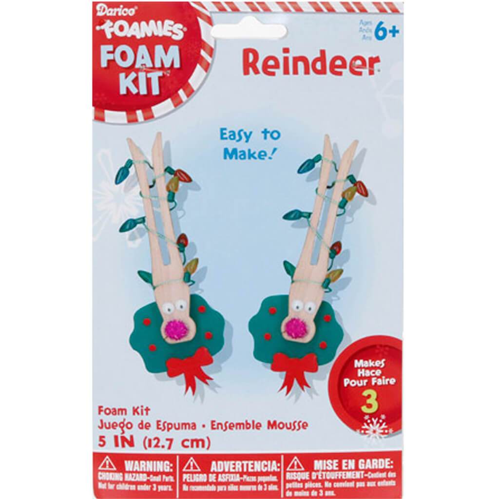 Foamies Foam Kit Reindeer Magnets