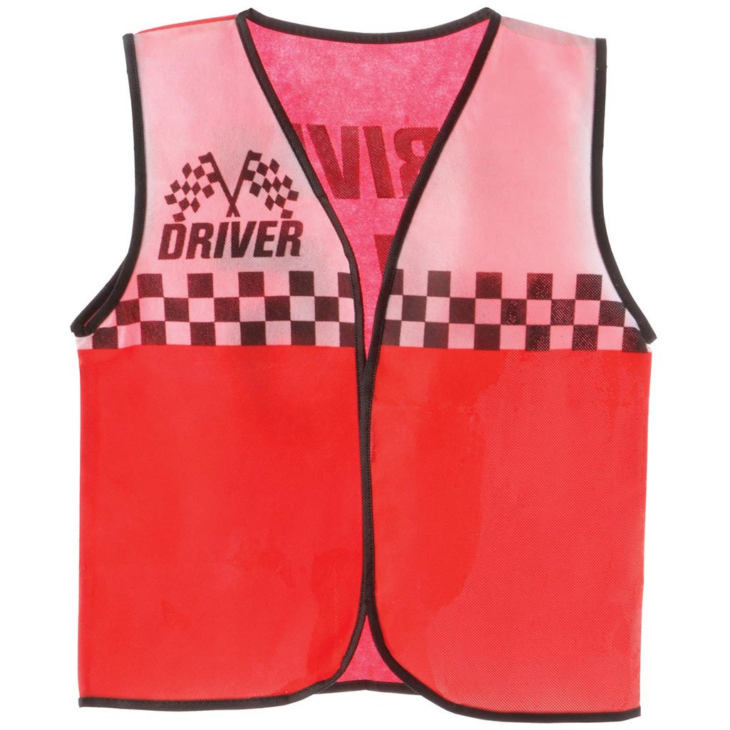 Non-Woven Dress Up Race Car Driver Vest