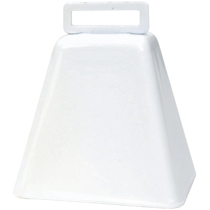 Metal Cowbell White 1pc 3in