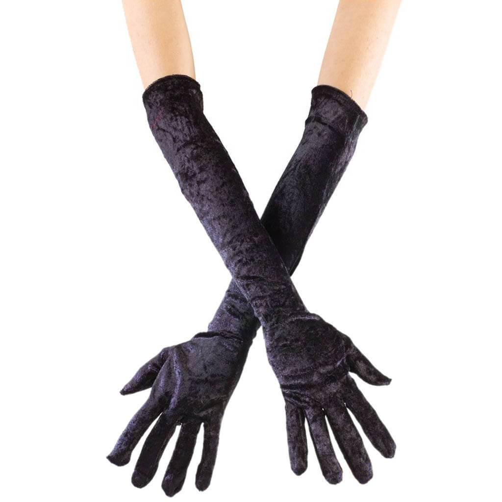 Long Velvet Gloves