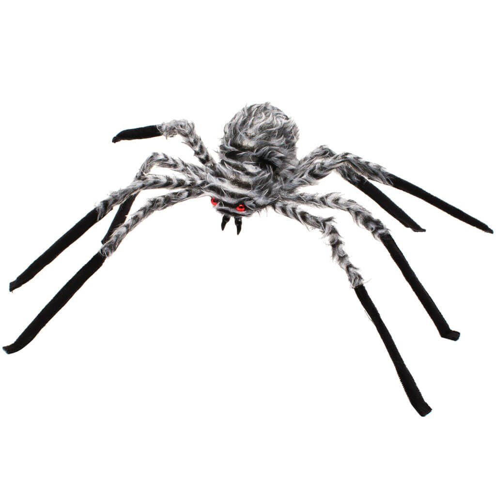 Fuzzy Spider Gray 50in