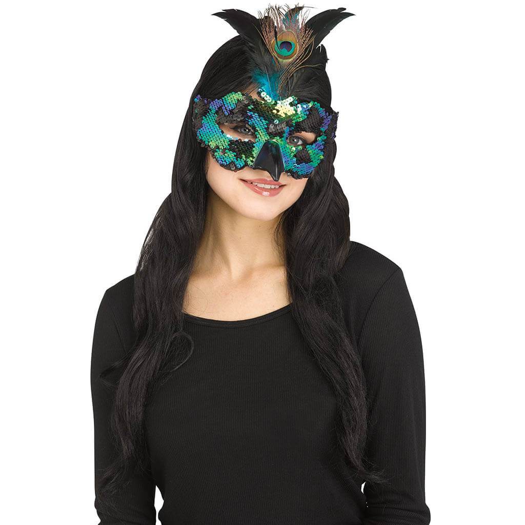 Peacock Fantasy Bird Mask